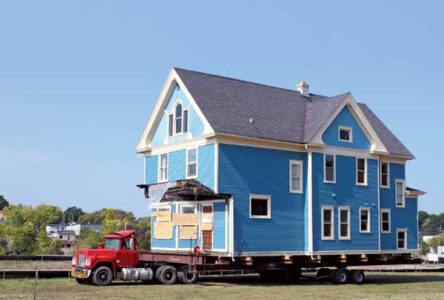 Ultimate Recycling: Relocating a House Image